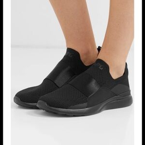 APL Black Slip-On Knit Sneakers EUC